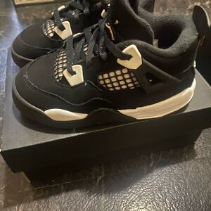 Kids Black and White Sneakers